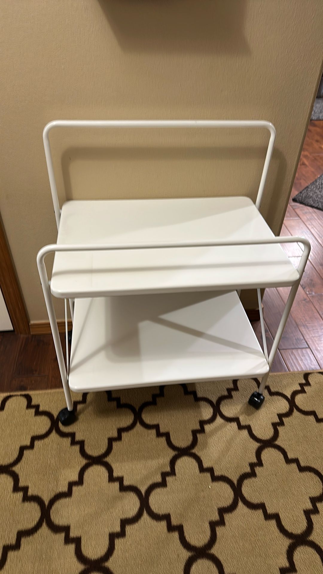 Metal Printer Cart With Wheels