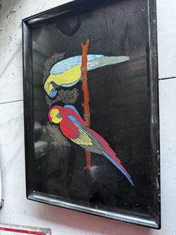 Vintage Curoc Large Mid Century Modern Serving Tray