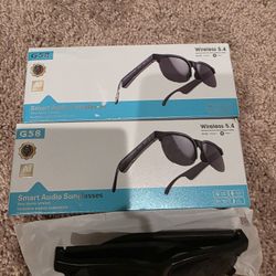 Smart Glasses, Polarized Bluetooth Sunglasses, Built-in Mic & Speakers, Voice Assistant, UV Protection Audio Sun Glass pick up tustin