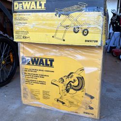 New, Unopened - Dewalt Double Bevel Miter And stand 