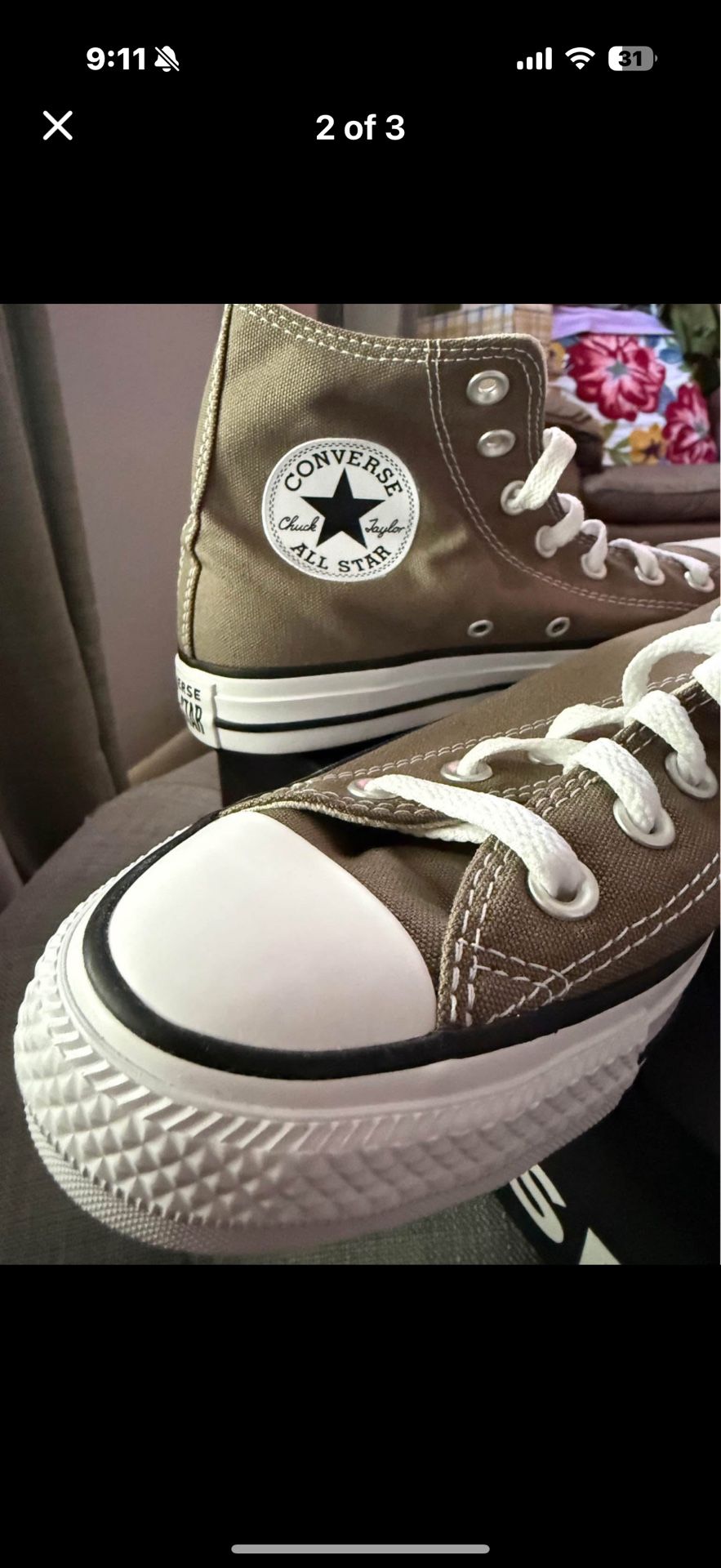 Mother Earth Brown Converse