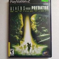 Aliens vs. Predator Extinction Sony PlayStation 2 PS2 Complete w/ Registration