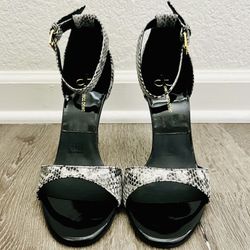 Black & White Strap Heels