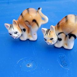(2) Vintage Cat Statues - $20 each