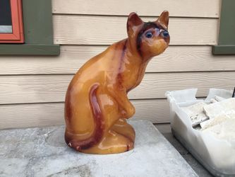 Vintage Cat Candle