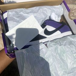 Purple Nike Dunk Low