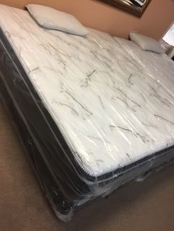 Bamboo pillow top king set