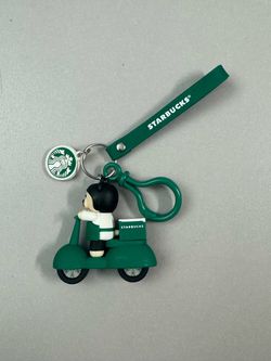 Starbucks Delivery Scooter Keychain