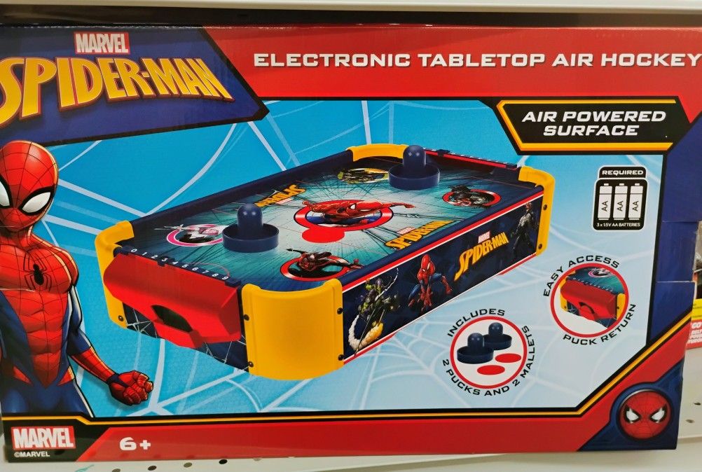 Spider Man Electric Air Hockey Table