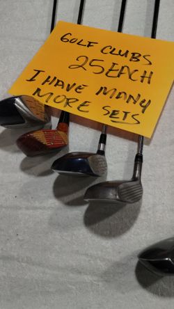 Used Golf Clubs – Mixed Woods and Irons