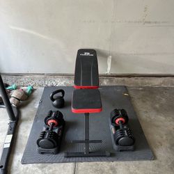 Home Gym Workout Setup 