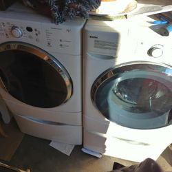 Great Washer And Dryer With Pedistals ,600 Obo 