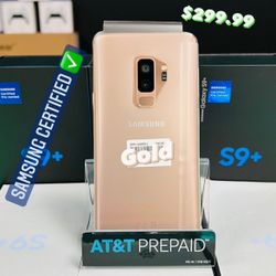 Samsung Galaxy S9+ 64gb Gold (Factory Unlocked) **SAMSUNG CERTIFIED**