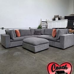 ‼️Liquidation Sale‼️Thomasville Lowell Sectional Cloud Couch(Free Delivery)
