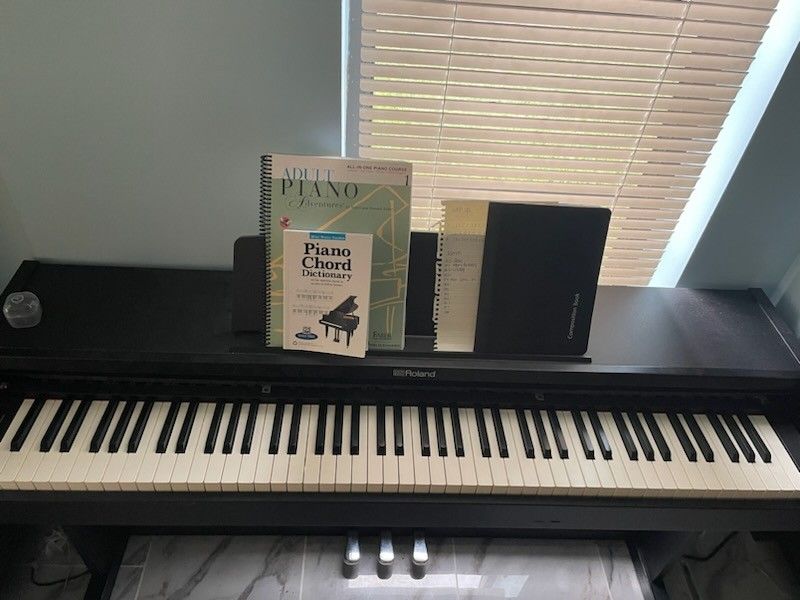 Piano With Pedals New Condition Weighted Keys