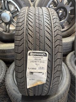 245-45-19 CONTINENTAL PRO CONTACT GX MOUNT BALNCE CASH OUT THE DOOR