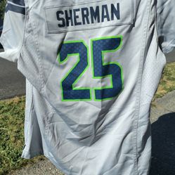 Sherman Seahawk Jersey 