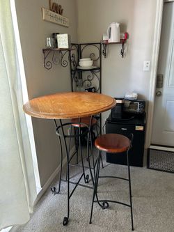 High chair & table set