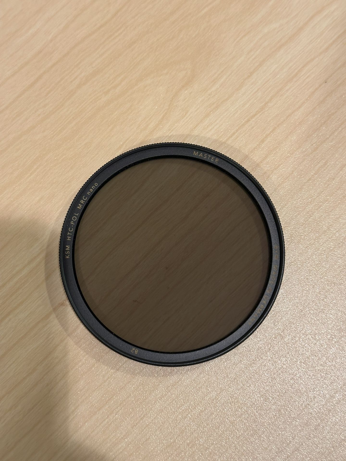 B+W High-Transmission MRC-Nano Master Circular Polarizer Filter (82mm) Used/Perfect Condition