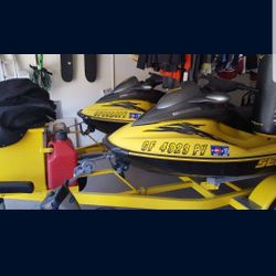 2001 Seadoo Bombardier RXDI - 2 Skis + Matching TRAILER ! Allowed Any Waters 2-stroke Direct Injection - FAST