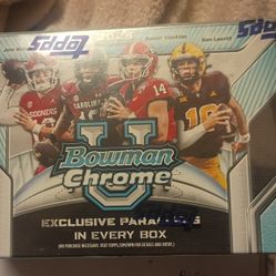 Topps 2025 Bowman Chrome College football box