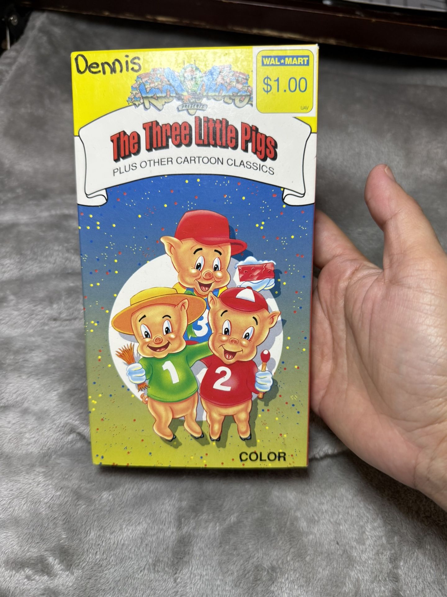 The Three Little Pigs Vol 1. Pigs Polka Doggone Tired VHS VCR Video Tape Vintage