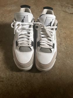 Military Black Air Jordan 4s Size 10
