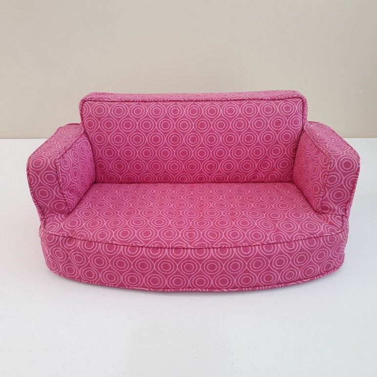 American Girl Pink Couch Sofa For 18" Dolls 