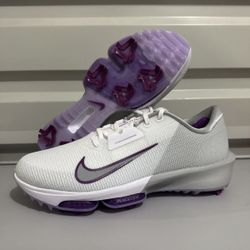 Nike Air Zoom Infinity Tour 2 Golf Shoes Grey Purple FD0217-102 Men’s Size 9