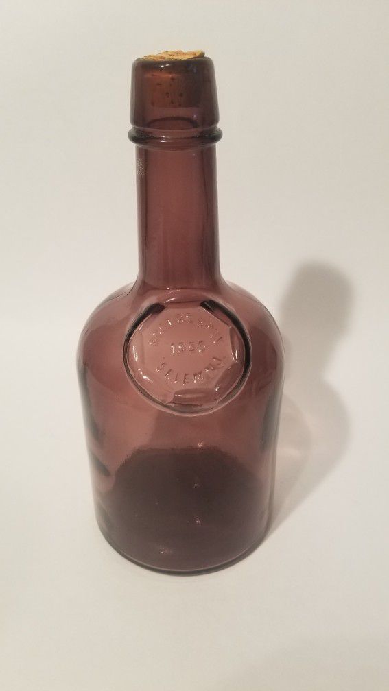 Vintage Wheaton Rogers Bros 1850 N.J Purple Glass Bottle 