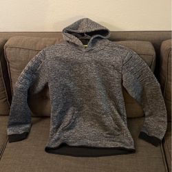 Grey And Black Boys Hoodie 