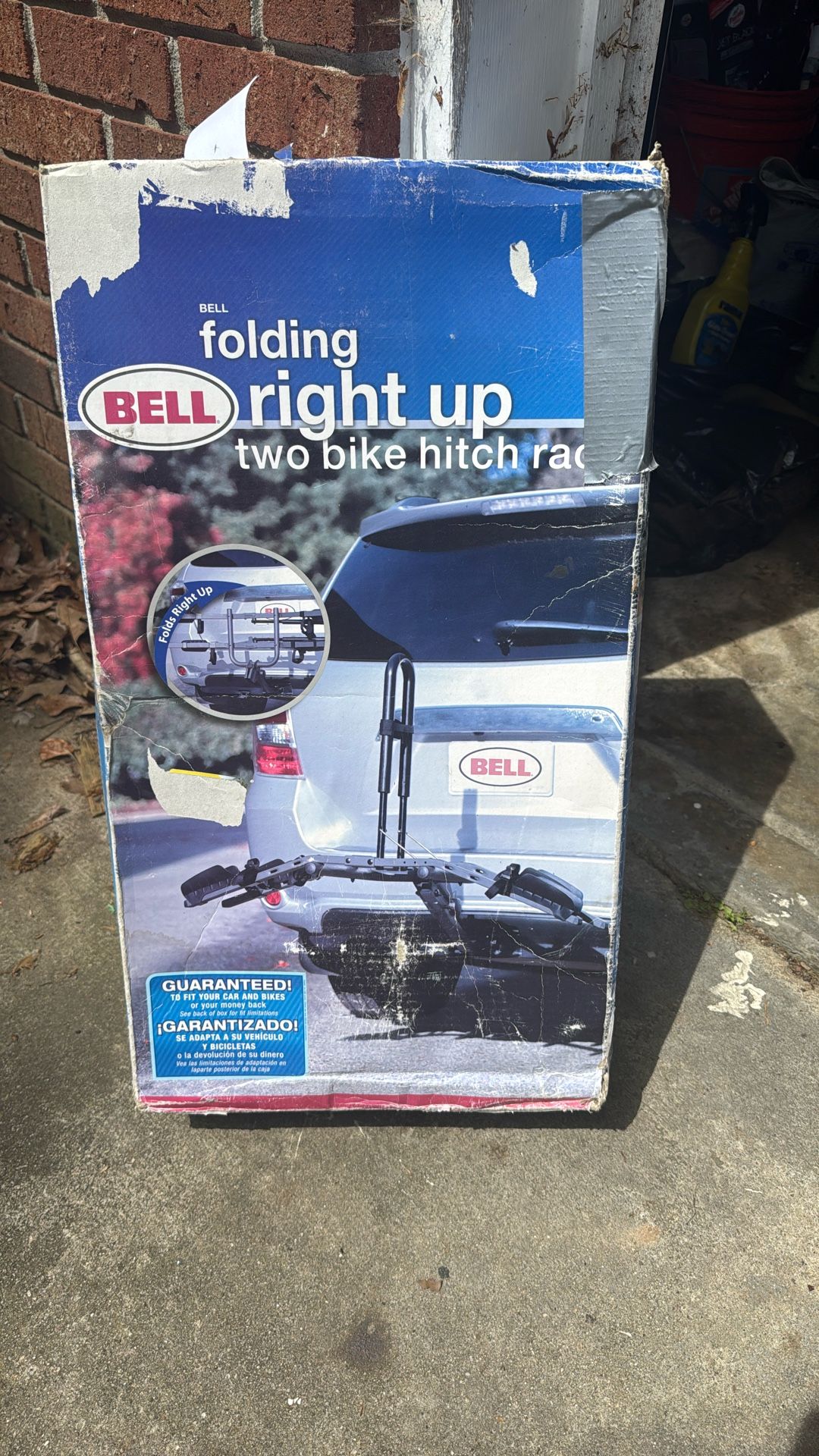 Folding Right Up 2bike Hitch Rack