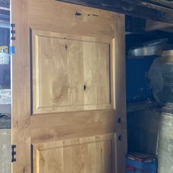 New Wood Exterior Door