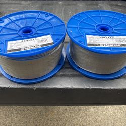 PEERLESS  1/8 GALVANIZED CABLE- BRAND NEW(2x 500ft)