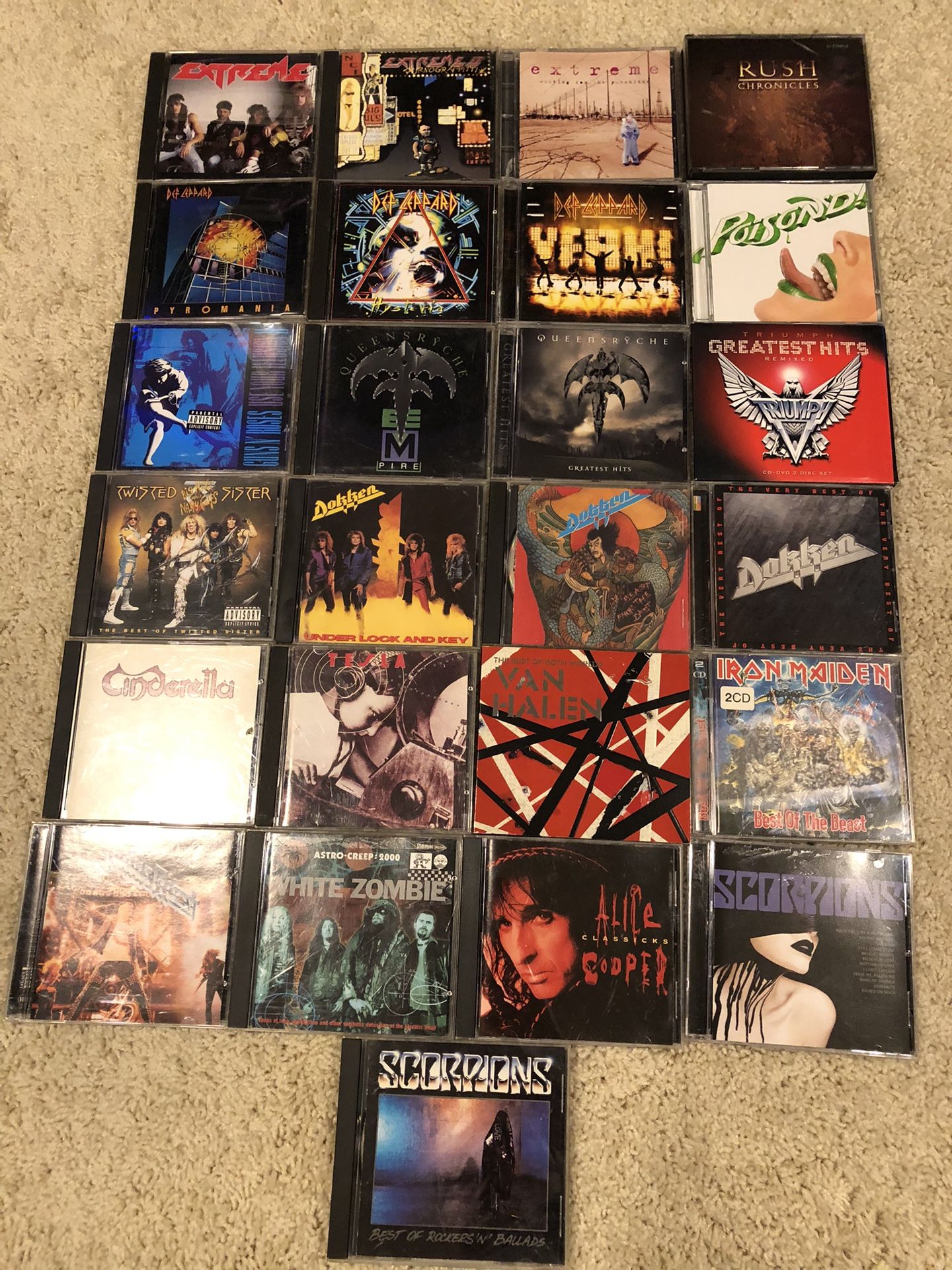 Rock/Heavy Metal CD’s