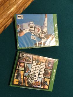 Brand new in plastic FIFA19 and Grand Theft Auto 5
