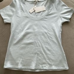 Z Supply Women’s Sirena Tee - Pool Blue, Size Medium