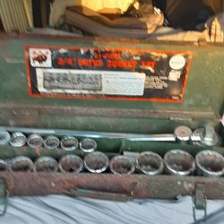 Vintage Buffalo Tools 3/4 Socket Set