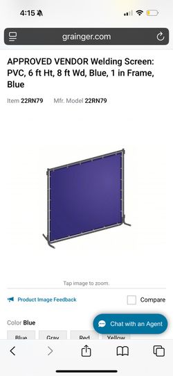 Westward Welding Screen (Blue) - 22RN79