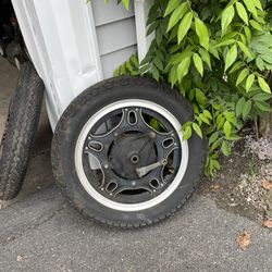 Honda Motorcycle Tires And Wheels (good Bearings)