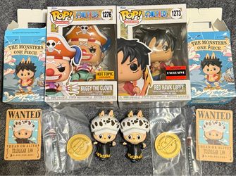 Funko Pops One Piece and The Monsters One Piece