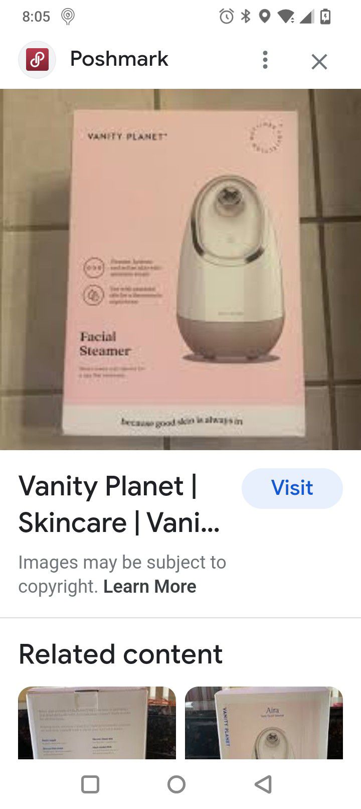 Vanity Planet Facial Steamer 