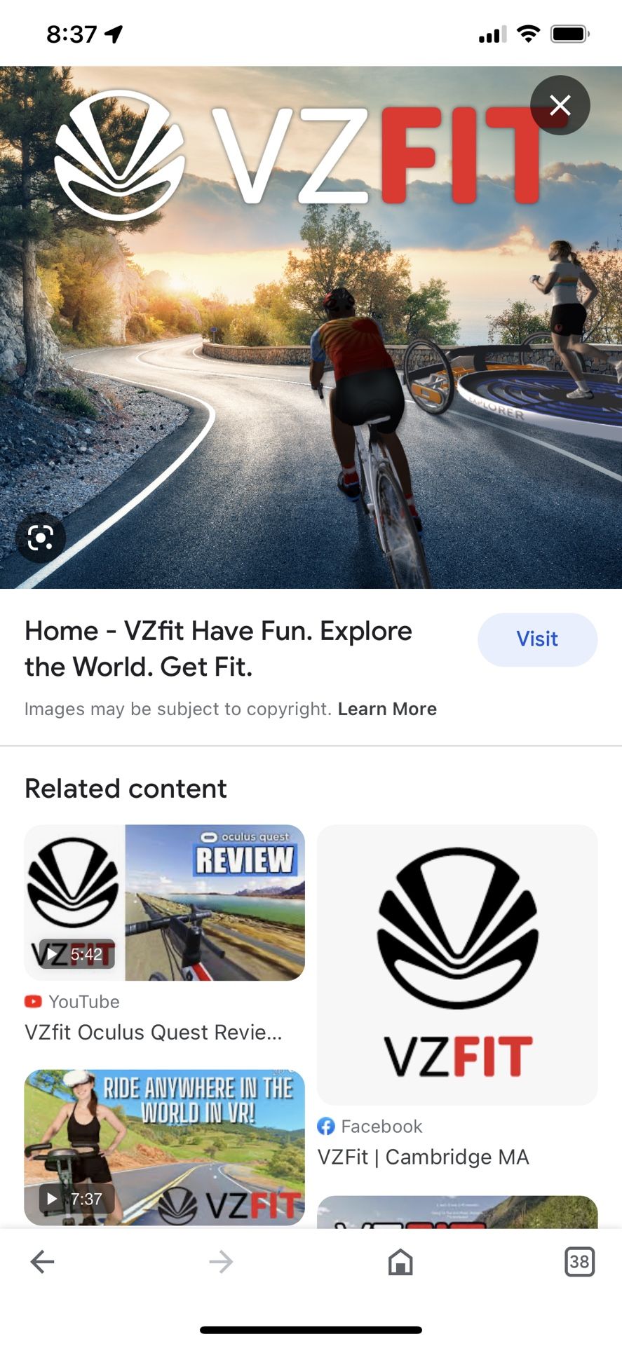 VirZoom Virtual Reality Bike! Brand New!