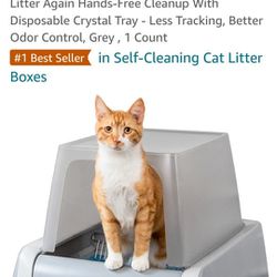 PetSafe ScoopFree Crystal Plus Front-Entry Self-Cleaning Cat Litter Box 5 Pack Crystal