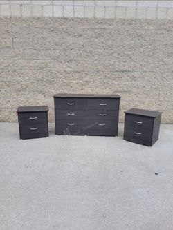 Gray Matte Bedroom Dresser Set!