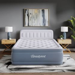 Beautyrest Inflatable Air Mattress with Headboard queen sized
