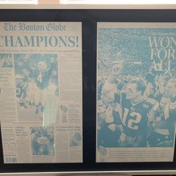 Boston Globe Printing Plates 