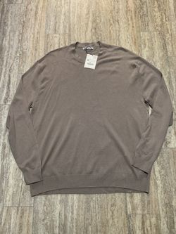 Brand New Zara Sand Crewneck Sweater (Size: Medium)- $35