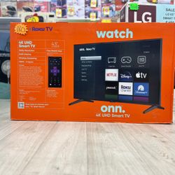 Onn Roku Tv 43" Display 4K Ultra UHD Smart Tv