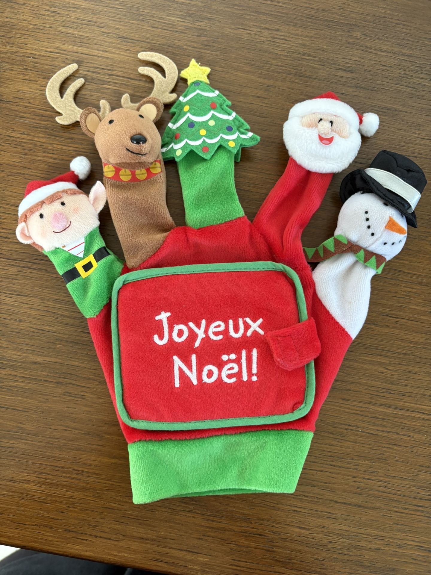 Christmas Finger Puppets With Story Book